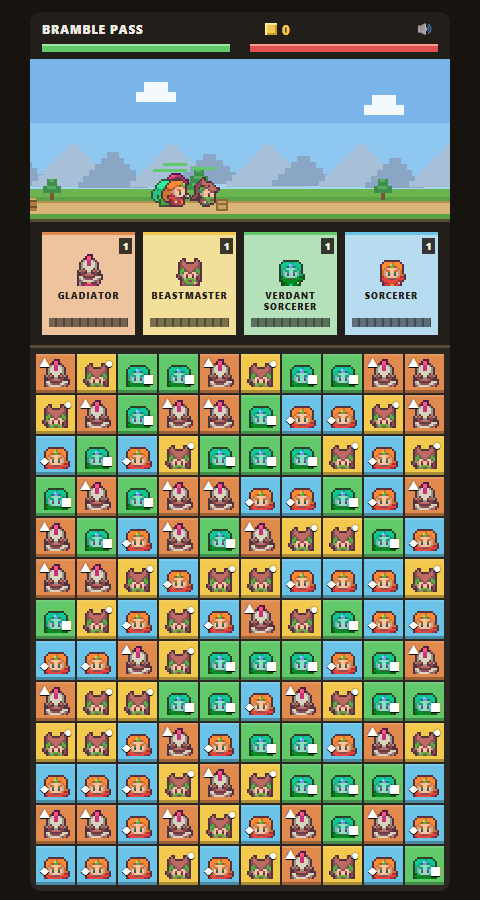 Colorblind mode: a shape per tile colour, each in its own corner