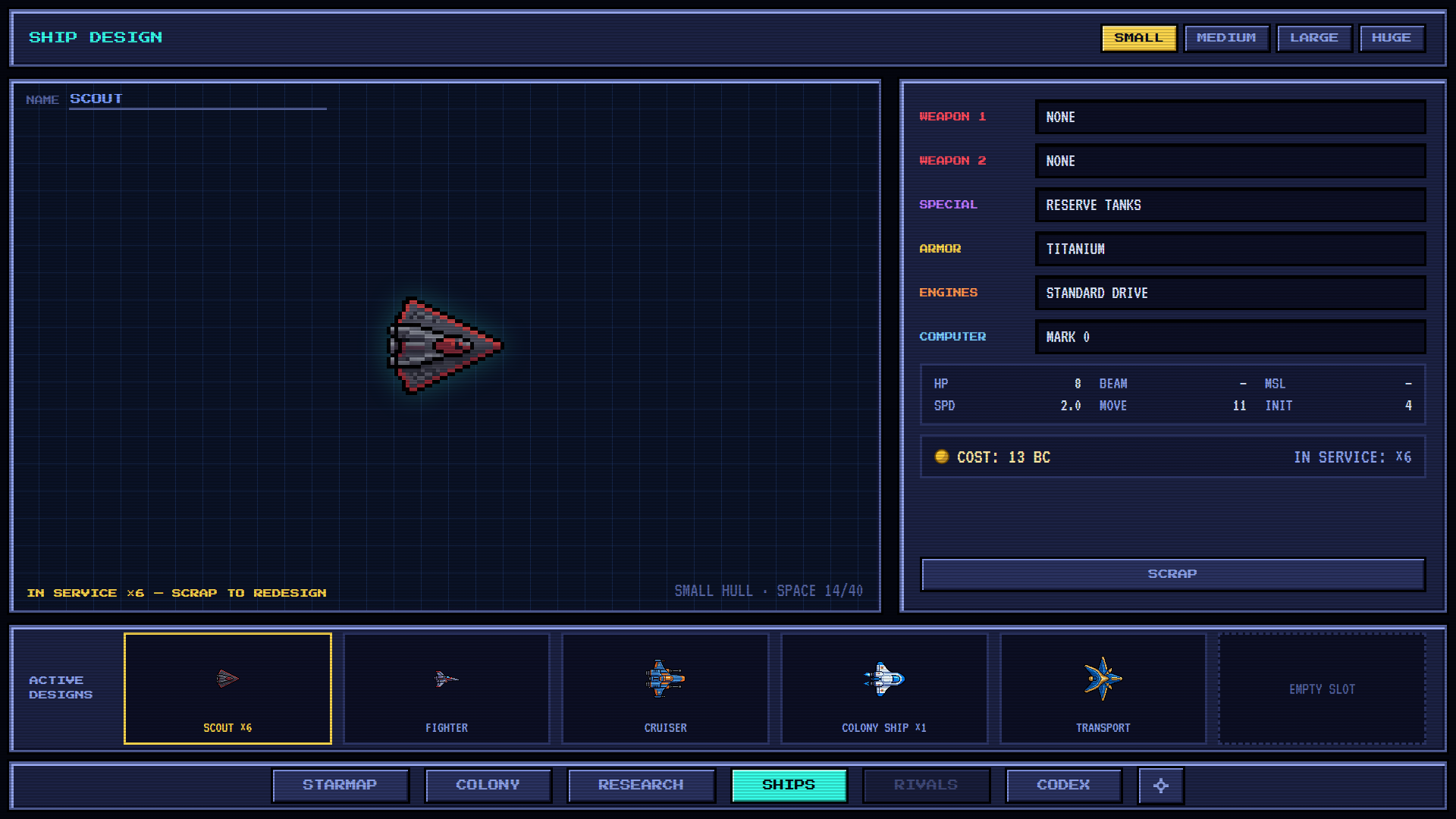 designing a ship