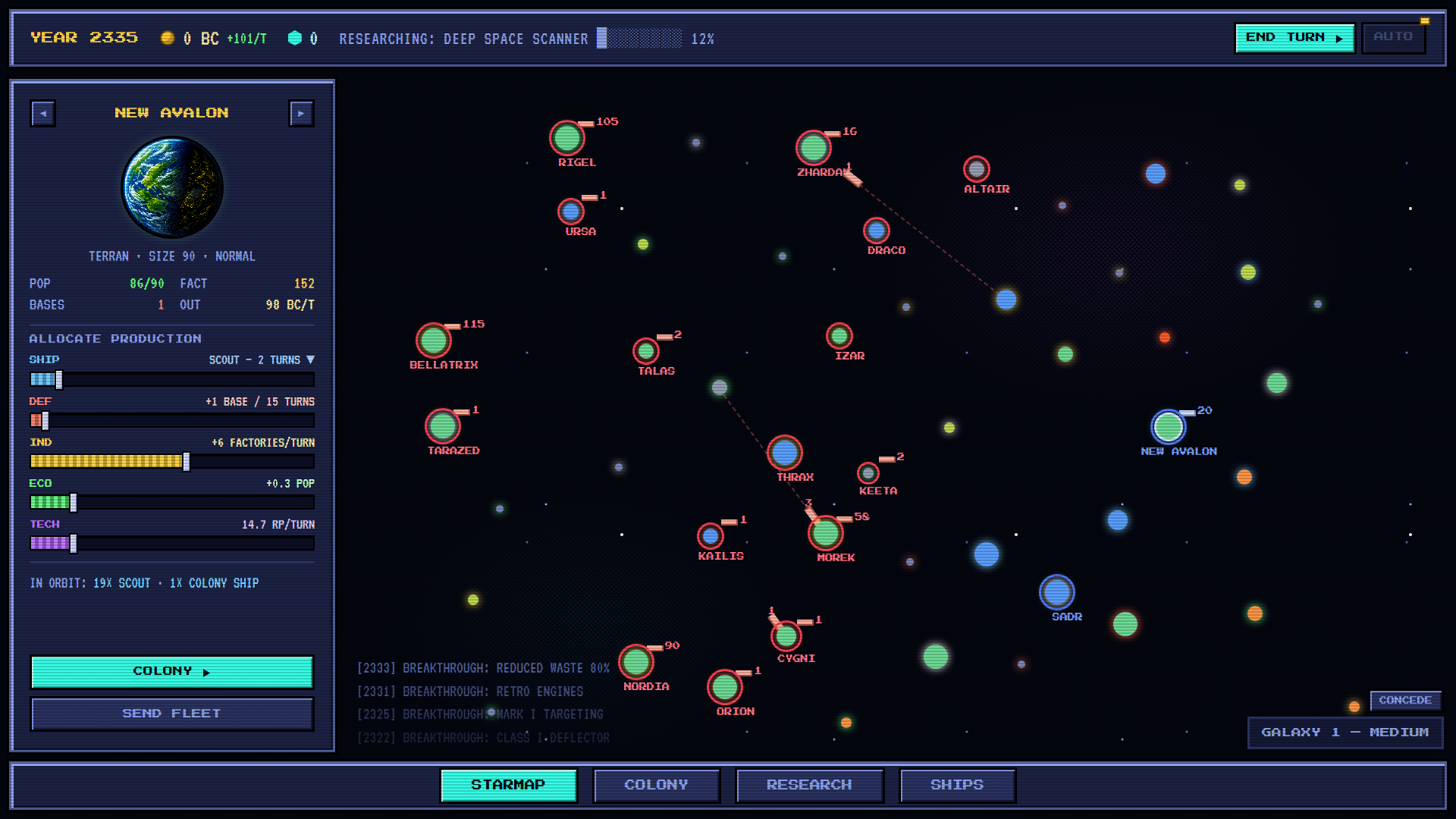 a 48-star MEDIUM galaxy, whole map on screen