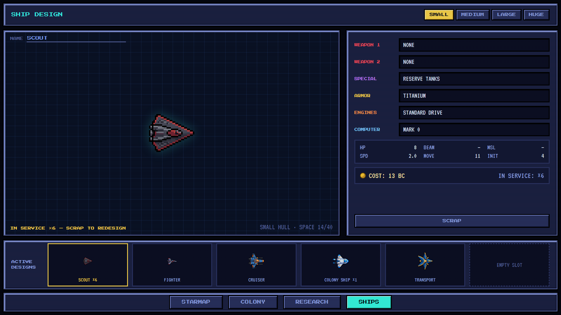 designing a ship