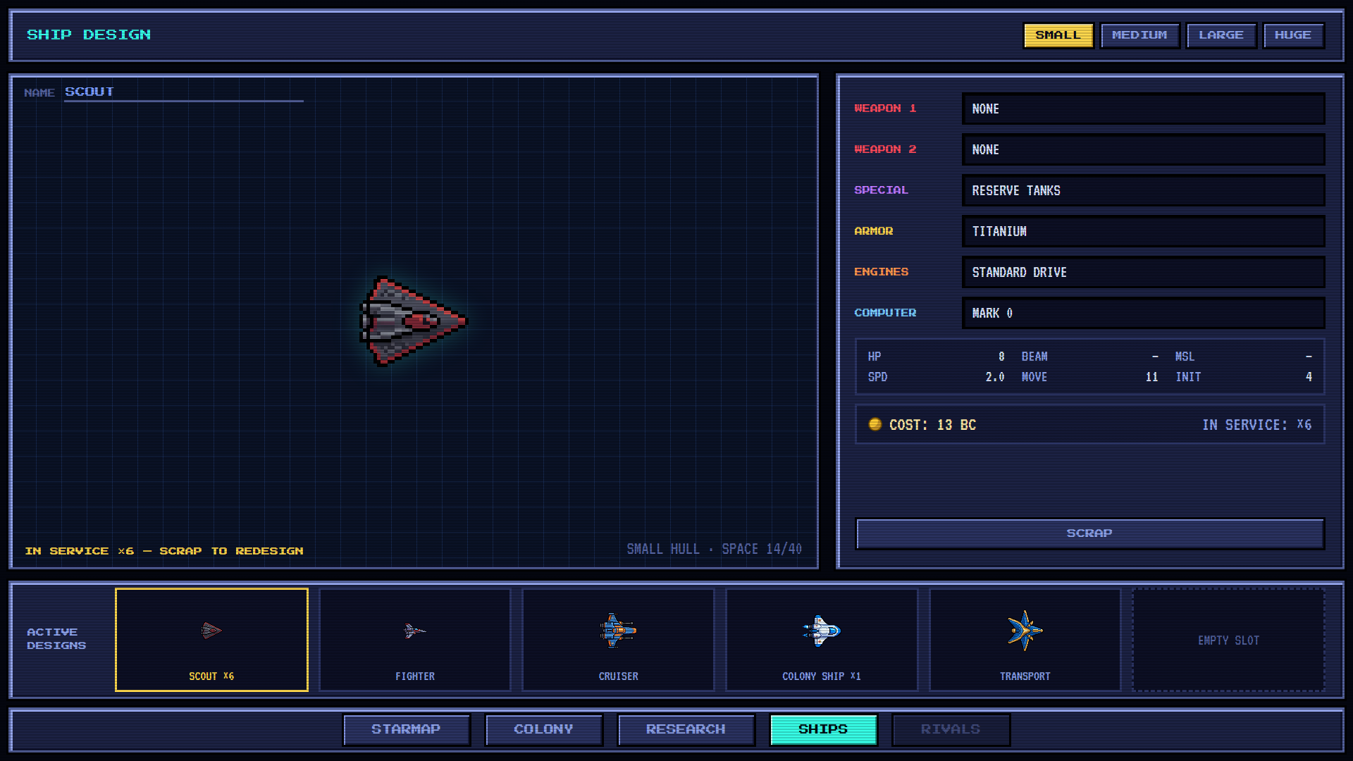 designing a ship