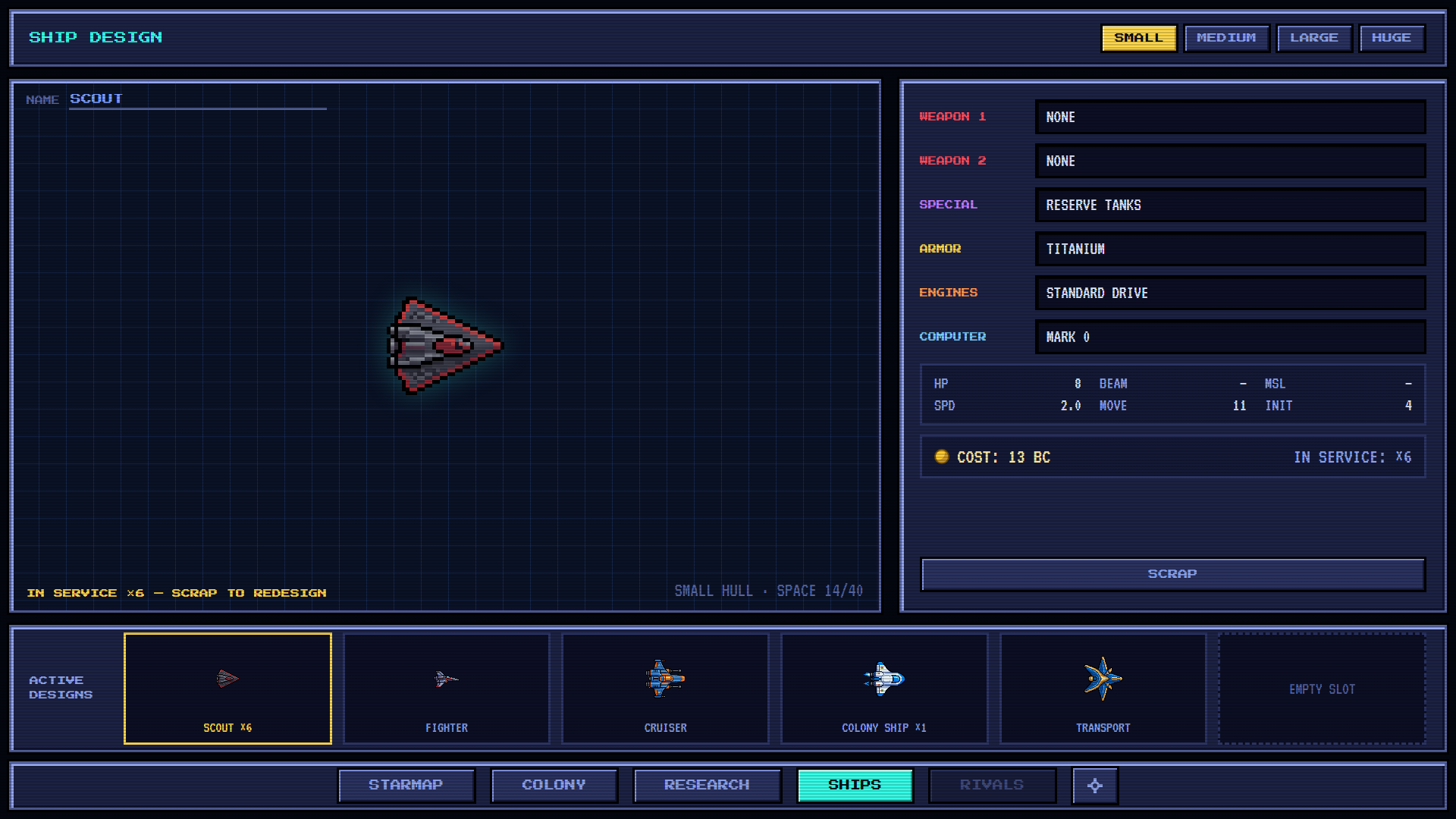 designing a ship