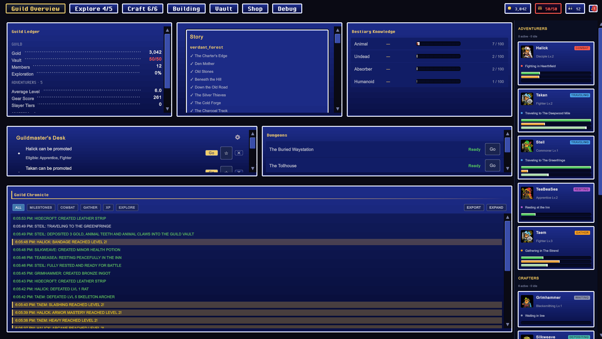 the rebuilt guild dashboard