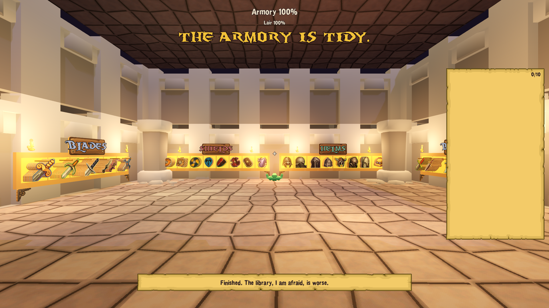 the Armory at 100%